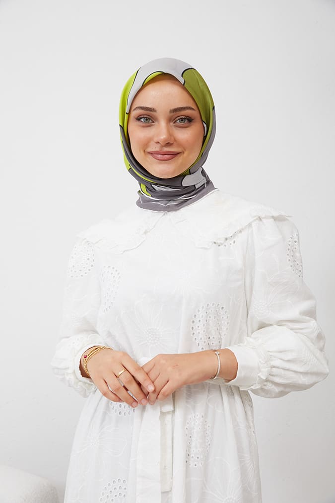 Dijital Soft Eşarp Büyük Desen