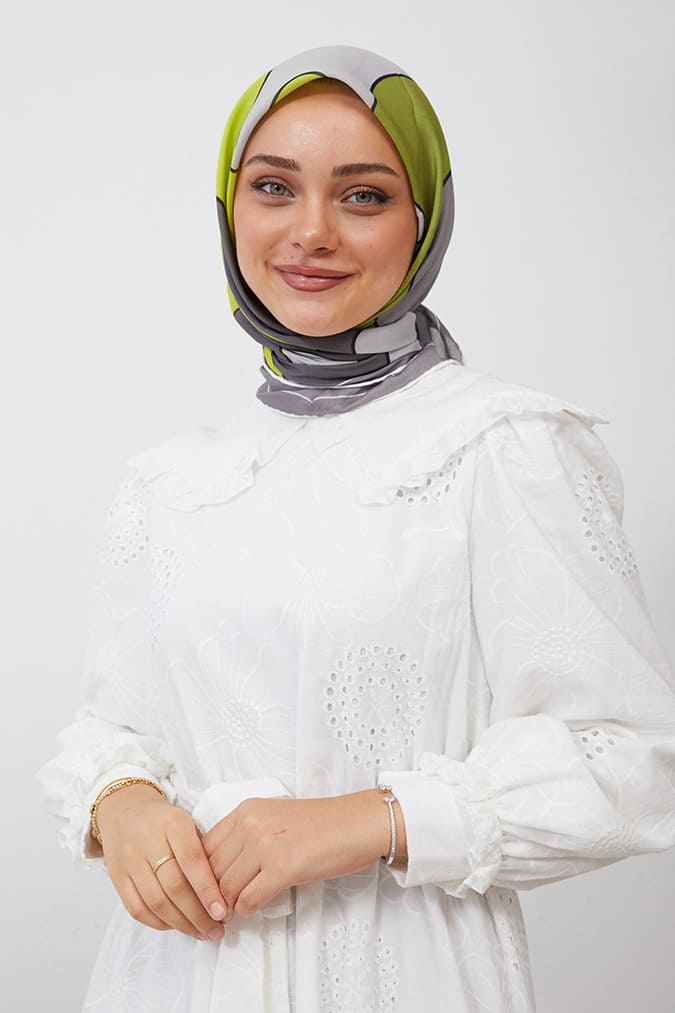 Dijital Soft Eşarp Büyük Desen