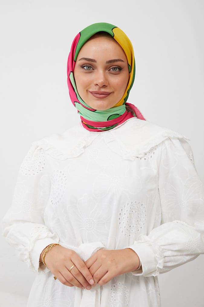 Dijital Soft Eşarp Büyük Desen