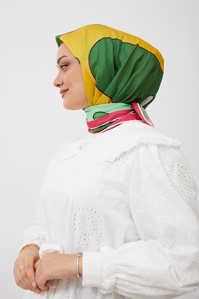 Dijital Soft Eşarp Büyük Desen