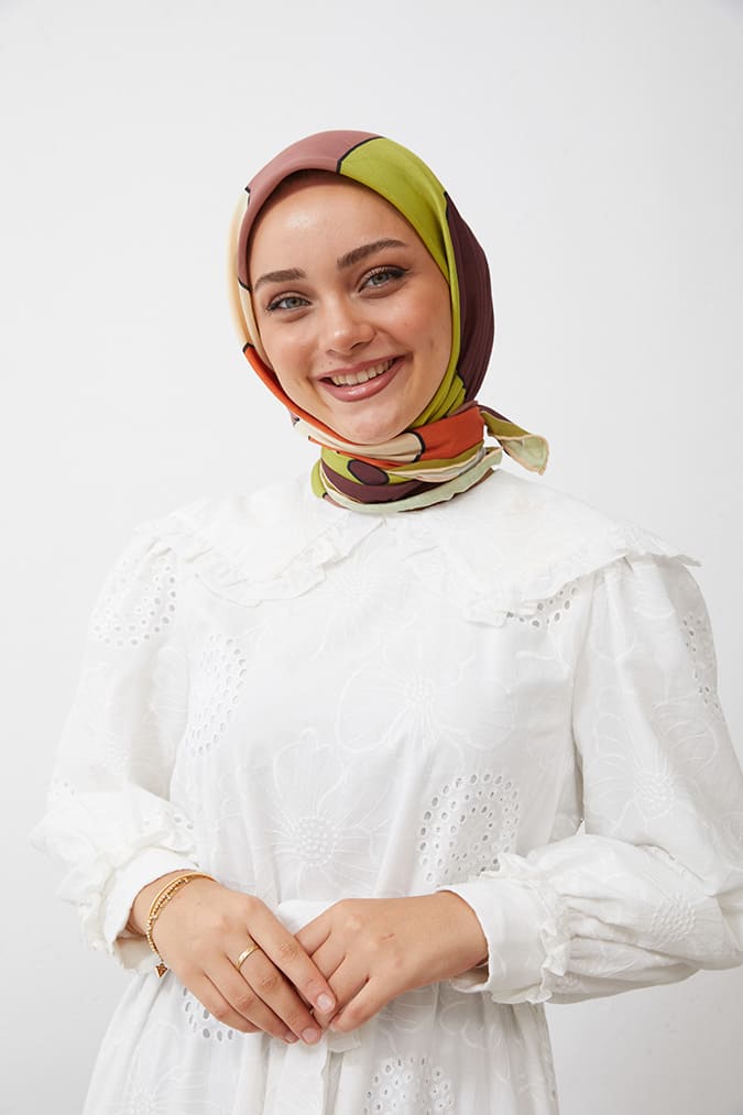 Dijital Soft Eşarp Büyük Desen