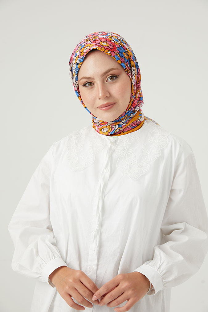 Pliseli Eşarp Model A