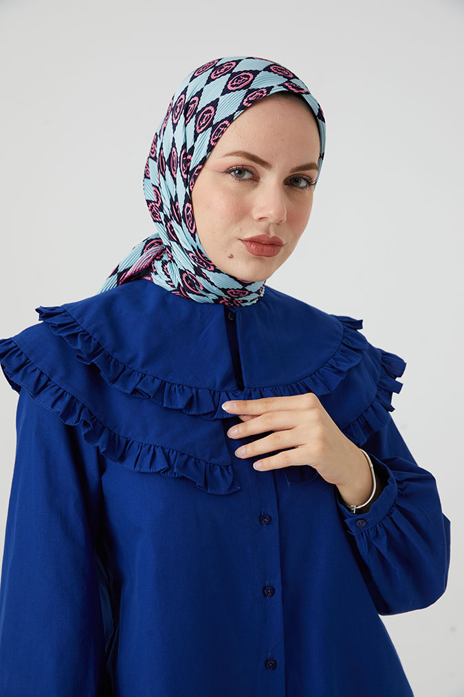 Pliseli Eşarp Model B