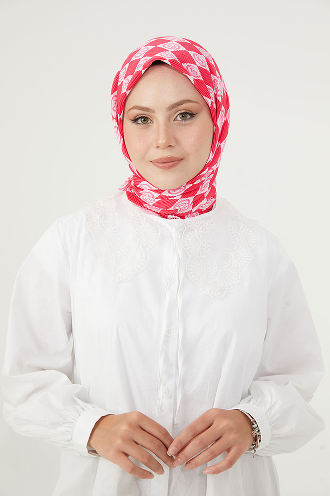 Pliseli Eşarp Model B