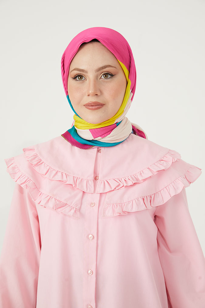 Pliseli Eşarp Model C