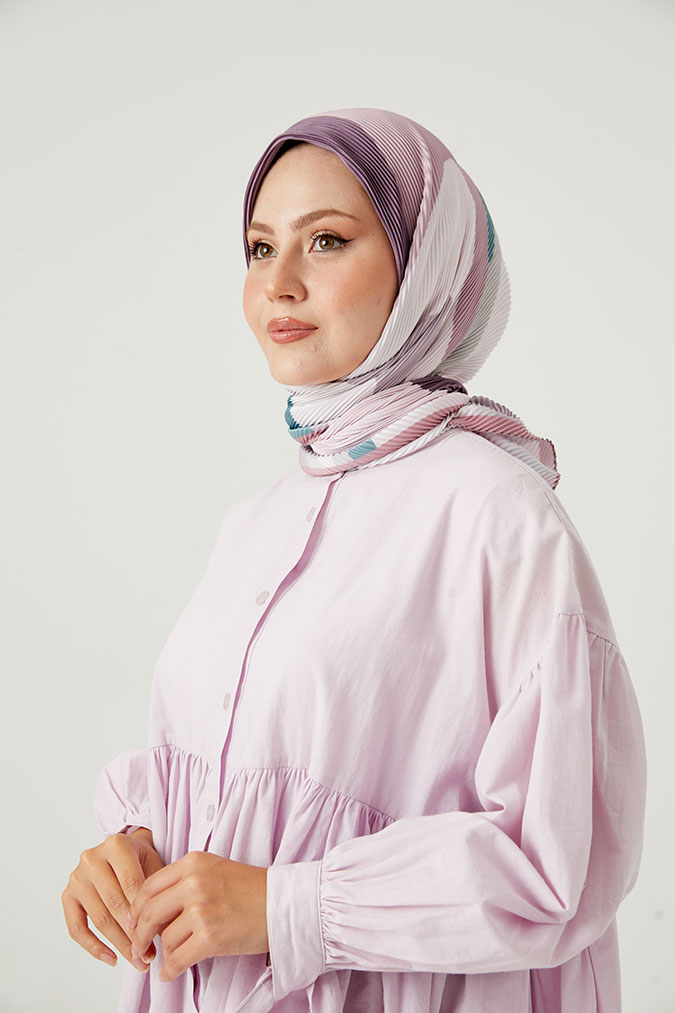 Pliseli Eşarp Model E