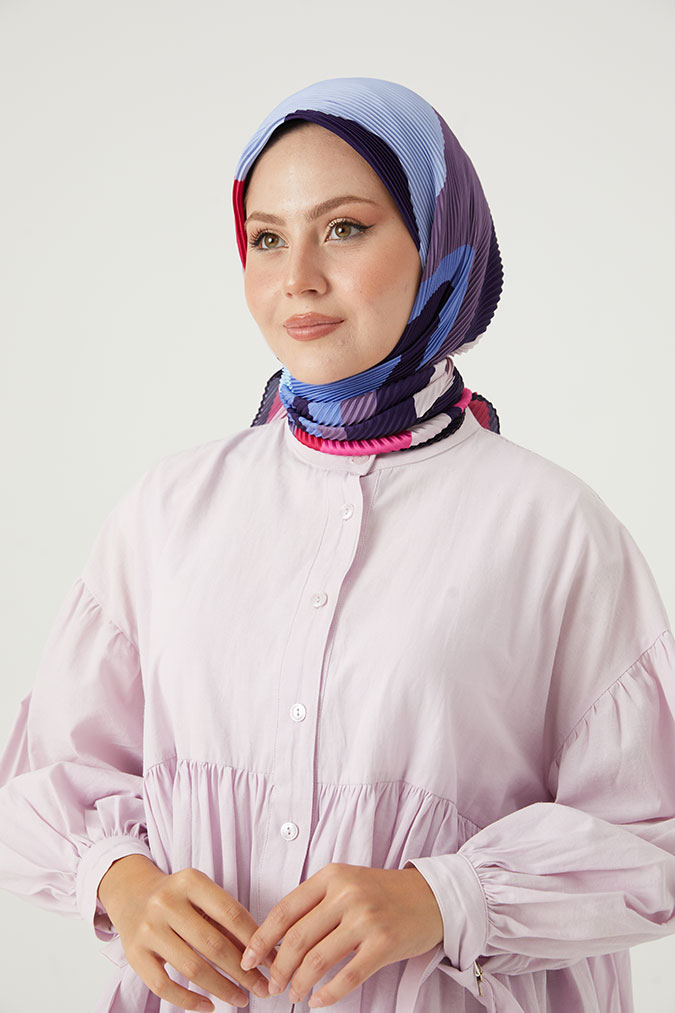 Pliseli Eşarp Model E