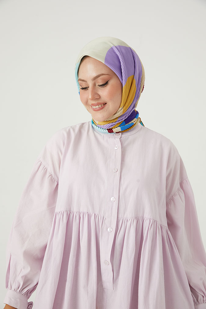 Pliseli Eşarp Model E