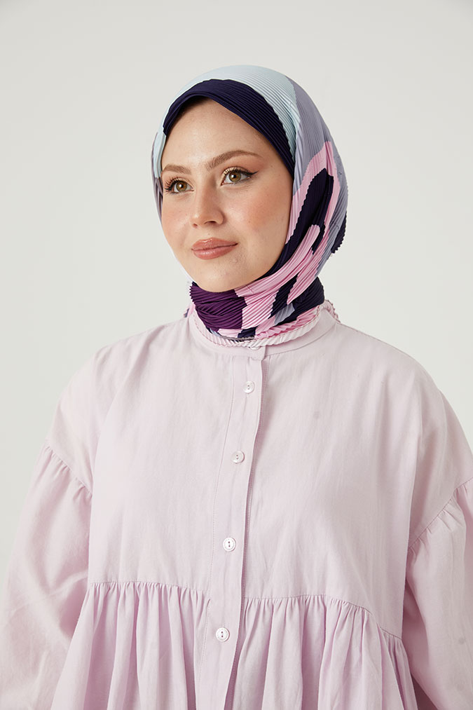 Pliseli Eşarp Model E