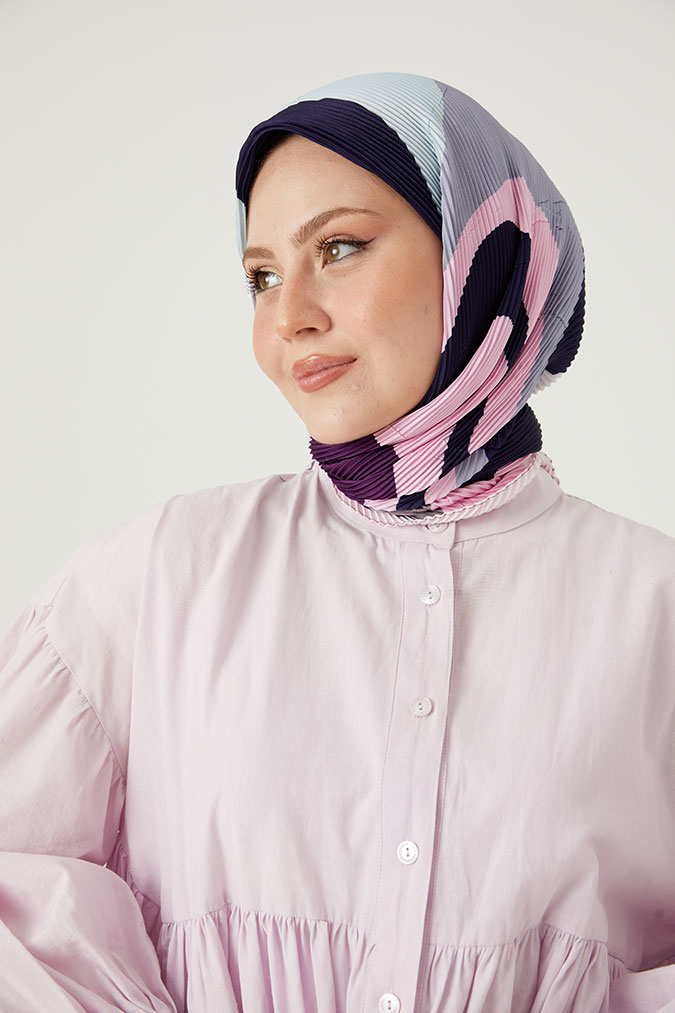 Pliseli Eşarp Model E