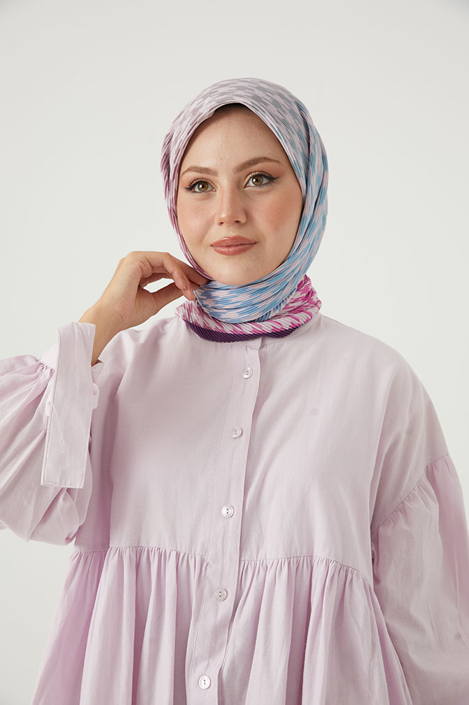 Pliseli Eşarp Model F